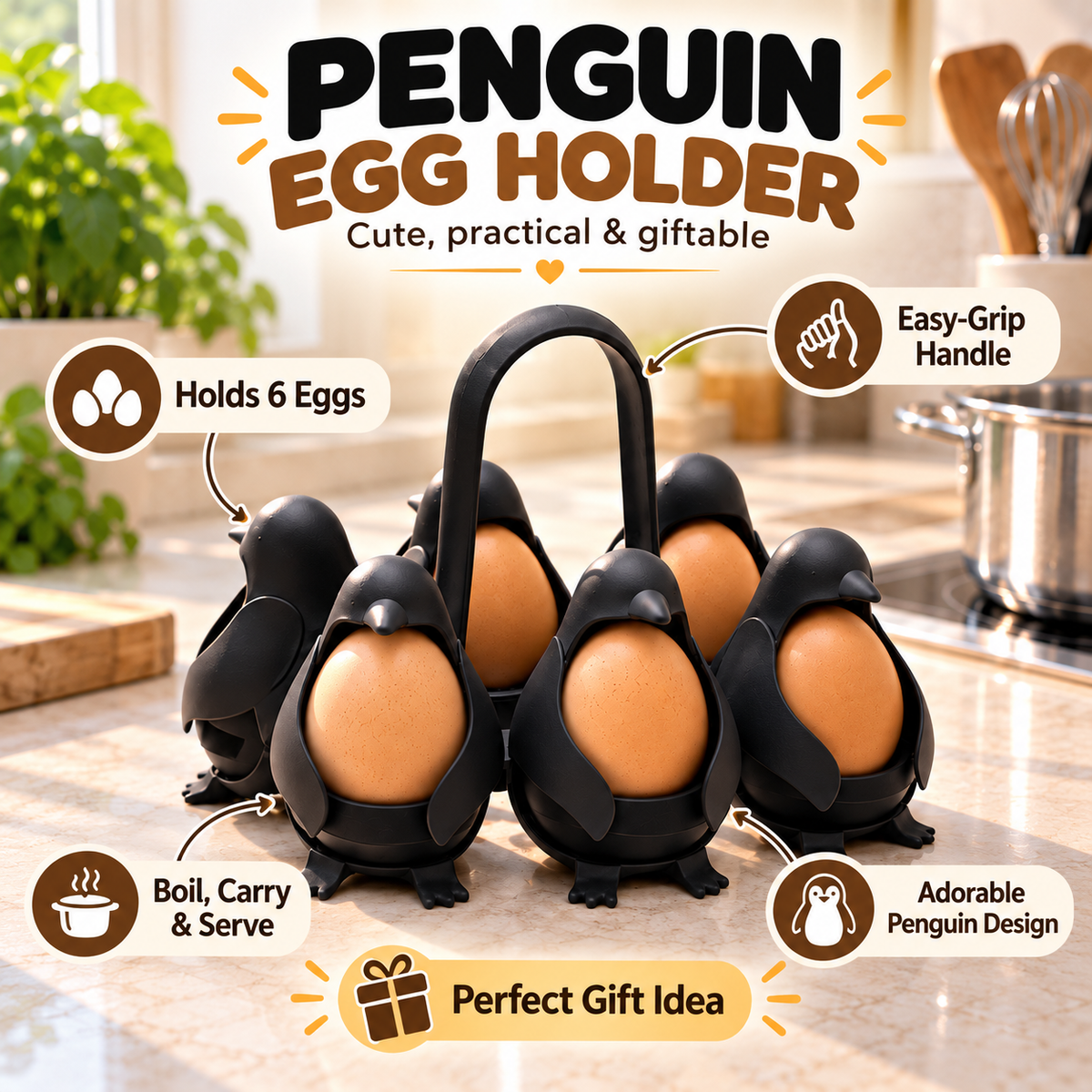 Penguin Egg Holder 🐧